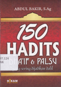 Image of 150 Hadits Dhaif dan Palsu