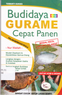 Image of Budidaya Gurame Cepat Panen